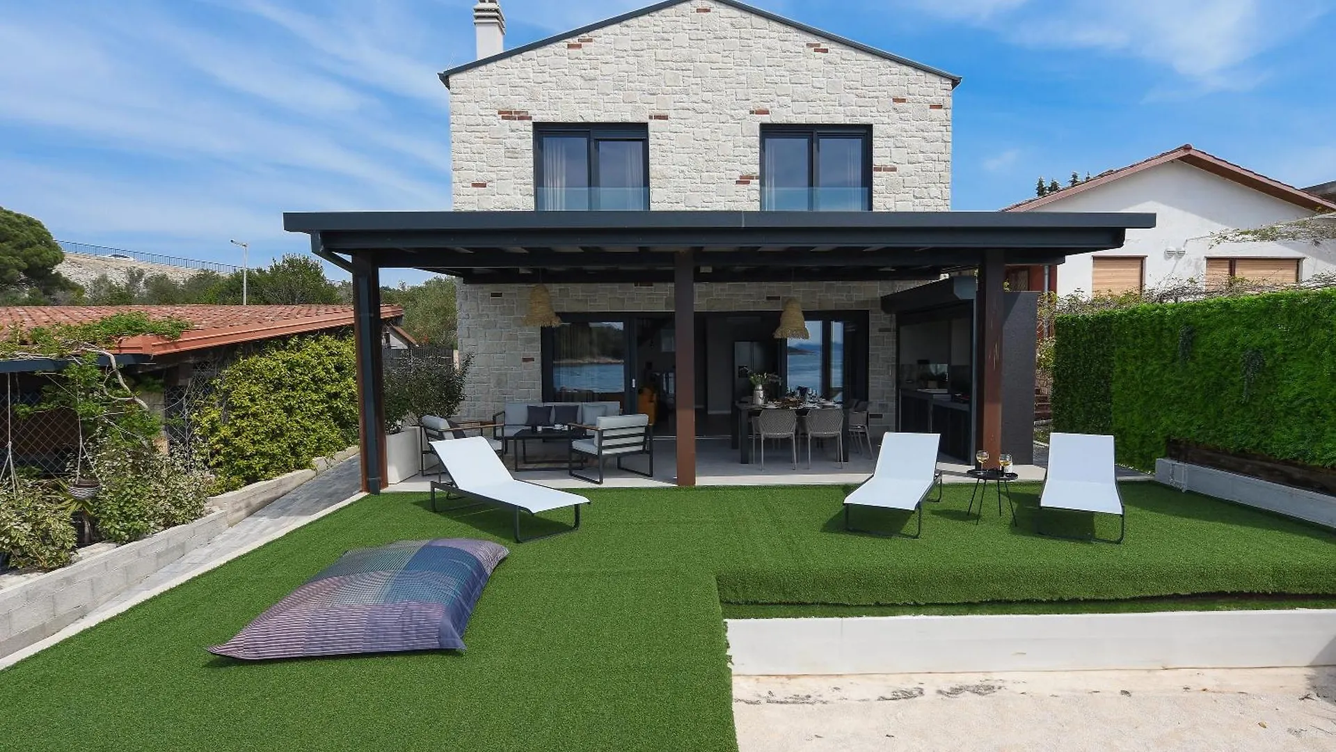 New Luxury Feel Good House By The Sea Villa Zdrelac Croatia